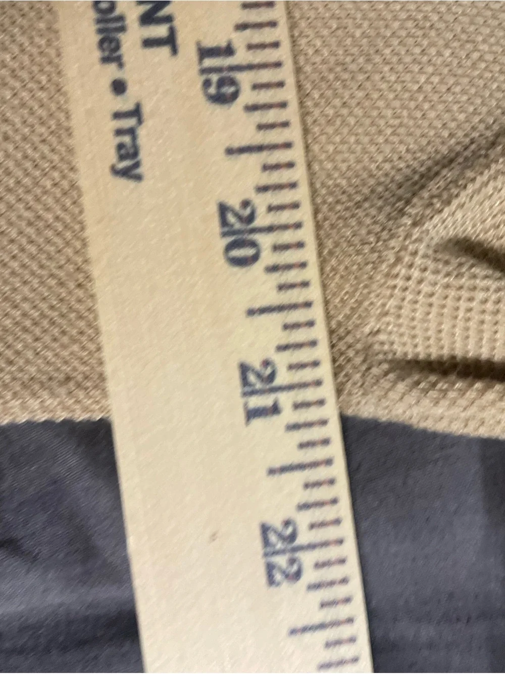 Men's Long-Sleeve Polo Sweater in Tan - 1069